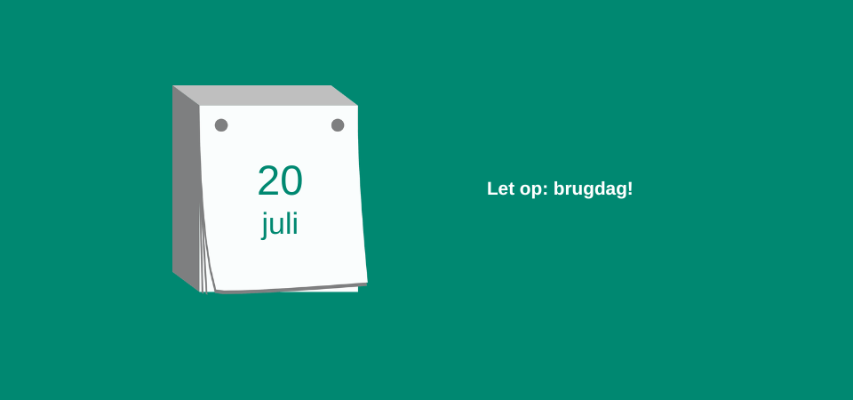 Brugdag 20 juli