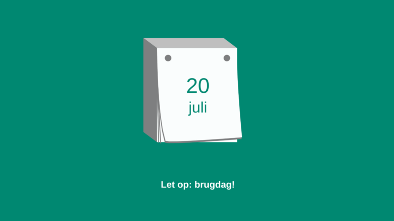 Brugdag 20 juli